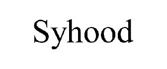 SYHOOD Trademark of Hefei Xinyuanhongdou Network TechnologyCo